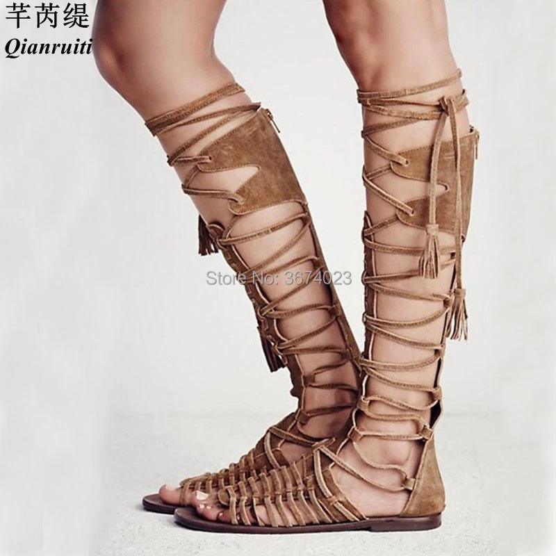 knee high sandals near me