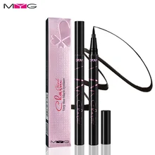 MYG черный глаз жидкая подводка для глаз карандаш макияж водонепроницаемый матовый черный карандаш для глаз макияж для глаз