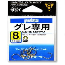 2 шт./лот Gamakatsu высокое качество сильный острый колючий крючок рыболовный плот специальный золотой плот колючий крючок