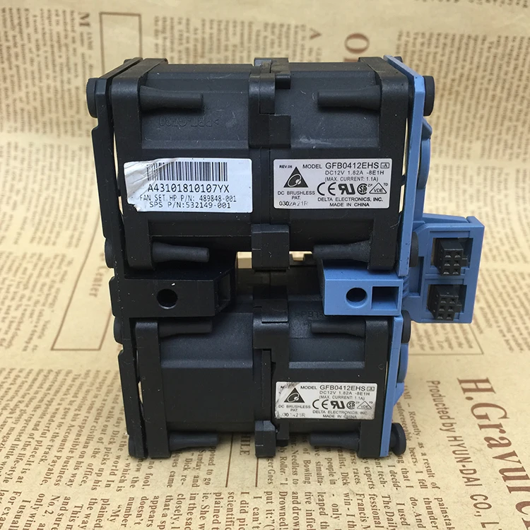 

Серверный охлаждающий вентилятор Delta Electronics GFB0412EHS, 12 В постоянного тока, 1,2 А, 40x40x56 мм
