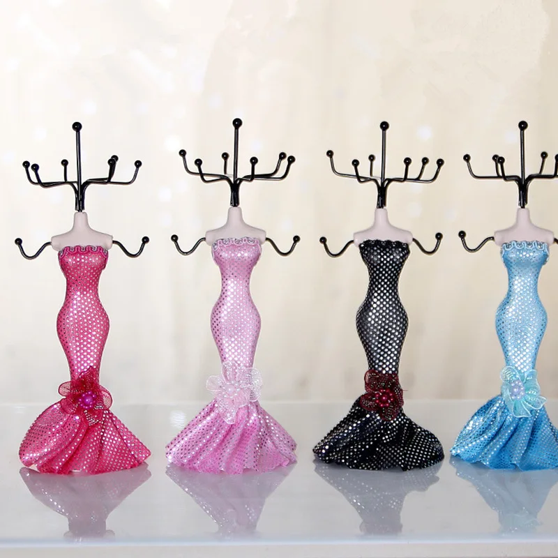 Модная креативная стойка для хранения ювелирных изделий, витрина для принцессы, модельная стойка для сережек и ожерелий, витрина для ювелирных изделий