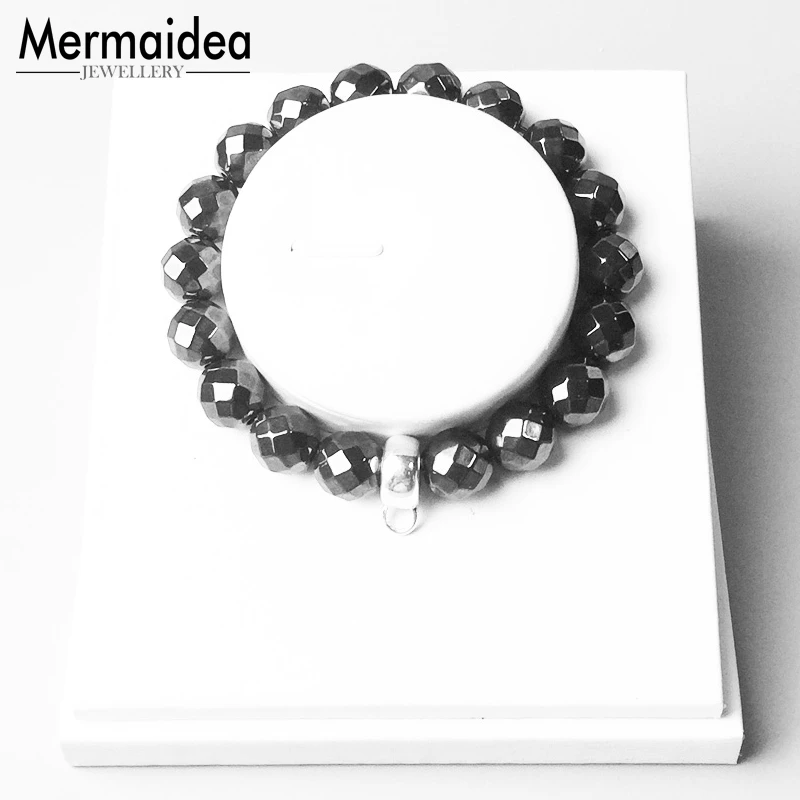 

Haematite Bead Bracelet Charm Fashion Good Jewerly For Women 2019 Club Gift 925 Sterling Silver Super Deals