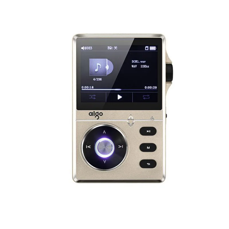 

Aigo 108 MP3 Player Zinc Alloy HiFi Sound Lossless Music 2.2 Inches 8GB Protable MP3 Player