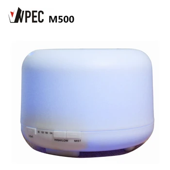 

VVPEC 500ml Essential Oil Diffuser Air Humidifier 7 Color Changing LED Lights For Home Offce