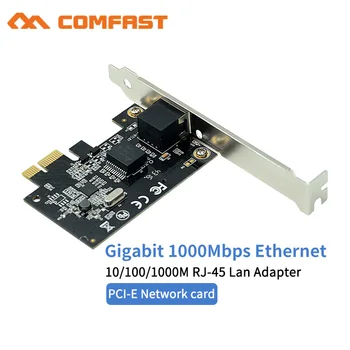 

Comfast CF-P10 Realtek 8111F PCI-E Gigabit Ethernet Network Card 10/100/1000Mbps LAN Adapter Controller RJ-45 RJ45 LAN card