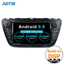 Max 64GB Android 9 car DVD player headunit Car GPS navigation For Suzuki SX4/S Cross+ multimedia radio tape recorder stereo