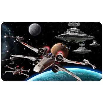 

Star Wars Playmat : Star Destroyer X-Wing Playmat trading card game Playmat 60cm x 35cm (24" x 14") Size
