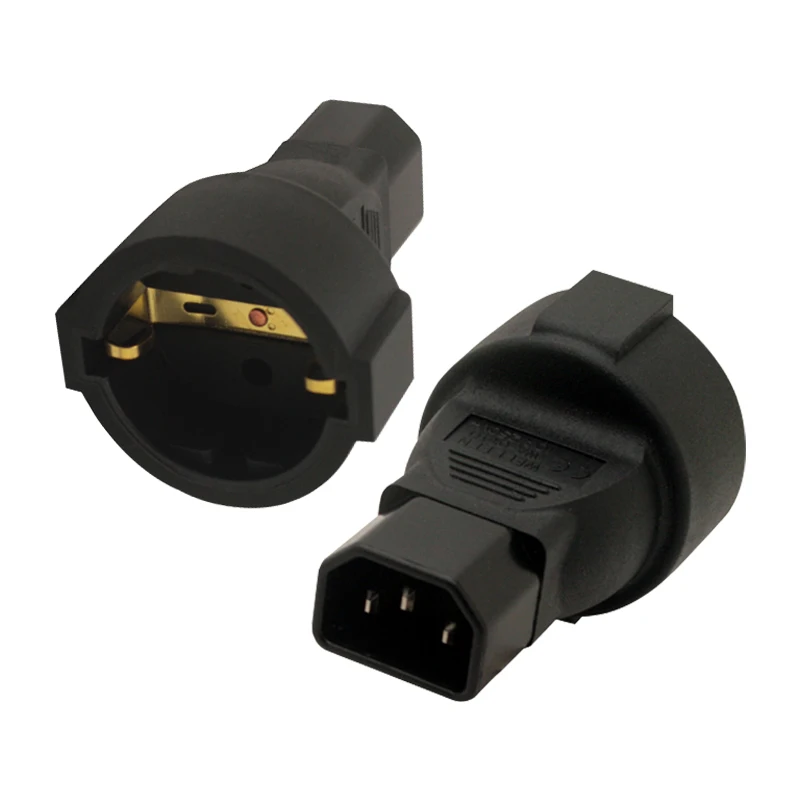 

C14-European Socket Power Adapter IEC320 C14 TO European French Germany Connector Converter Male Female Socket Conversion Plug