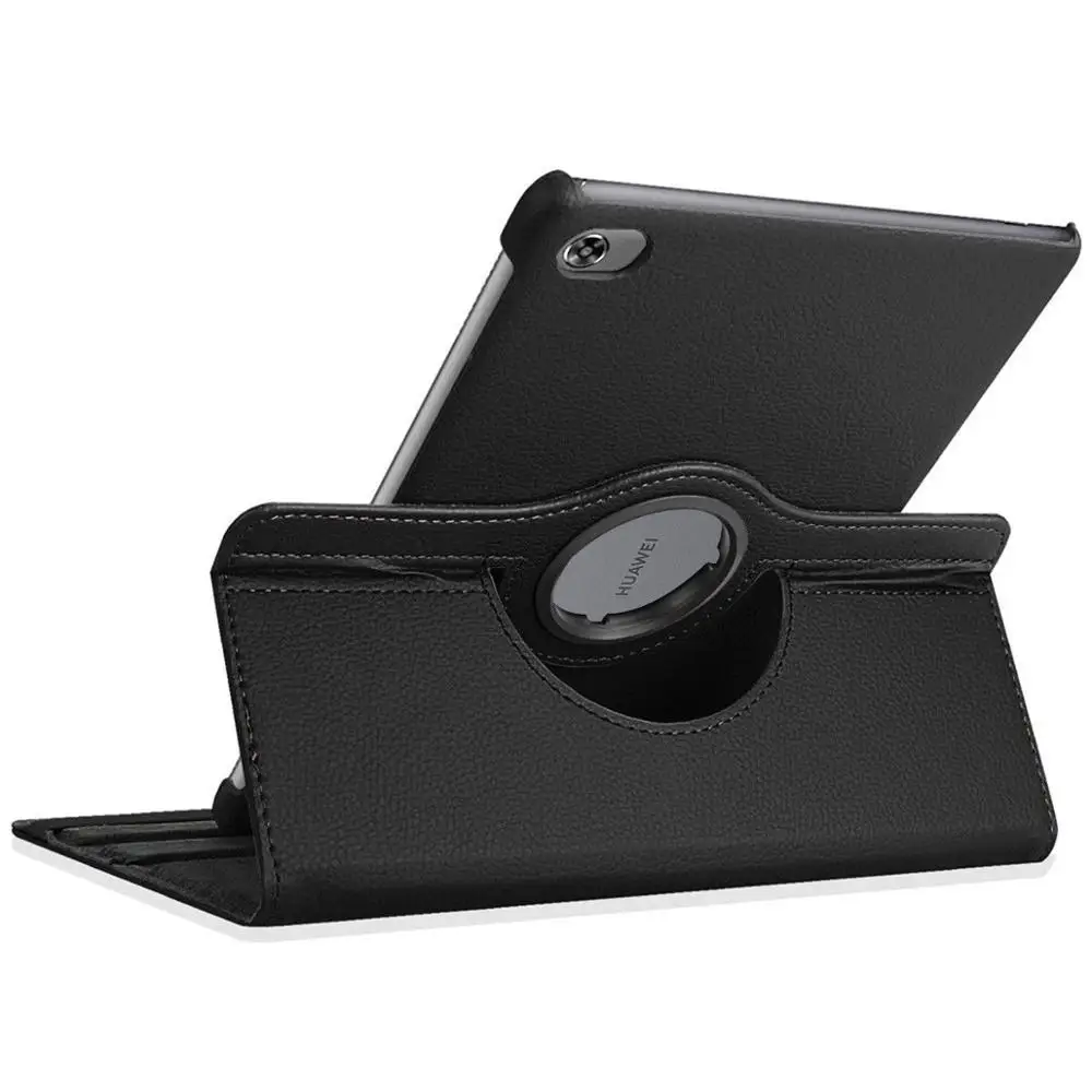 360 Rotating Case For Huawei MediaPad M5 Lite 10 Case BAH2-W09/W19/L09 10.1'' Tablet Smart Auto Sleep / Wake Stand Leather Cover