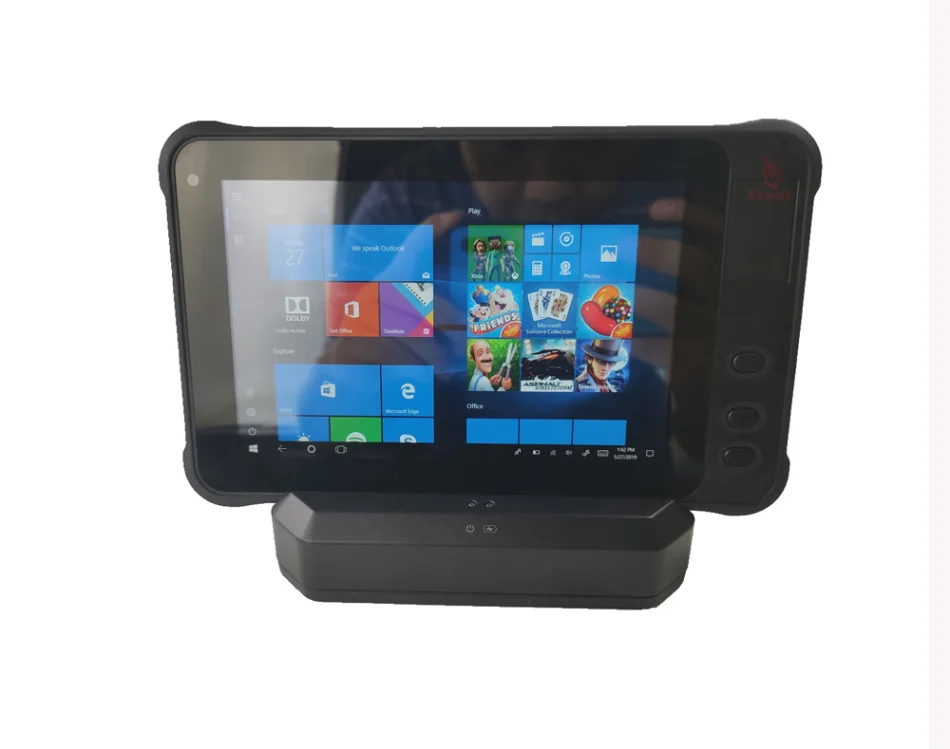 Original Kcosit K75 Rugged Windows 10 Home Tablet PC Fingerprint Recognition UHF RFID IP67 Waterproof 7