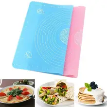 50x40 см Большой силиконовые кондитерские Rolling коврик для выпечки с таблицы измерений столовых площадку для раскатки теста пицца пирог