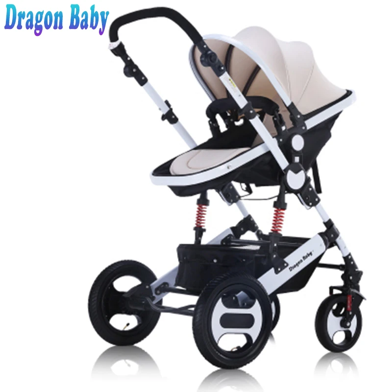 Dragon baby детская коляска 2 в 1 люлька трансформируется прогулочный блок подходит