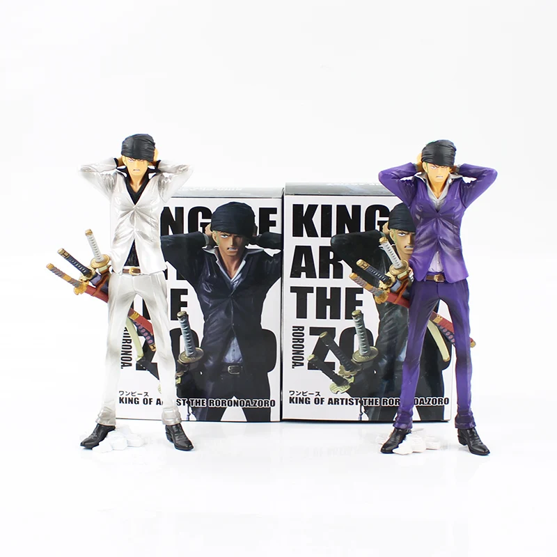 3Styles 25cm Anime King of Artist KOA Roronoa Zoro Figurine PVC Action Figure Collectible Model Toy Doll | Игрушки и хобби