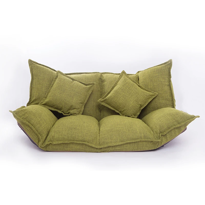 Japanese Adjustable Foldable Modern Leisure Sofa Bed Video Gaming Sofa Couch Home Bedroom Living Room Dorm Loft Couch Loveseat