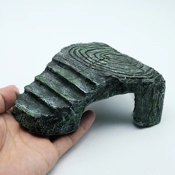 

Resin Turtle Amphibians Tortoise Basking Reptile Platform Tank Aquatic Water Rock Ladder Basking Island Climb
