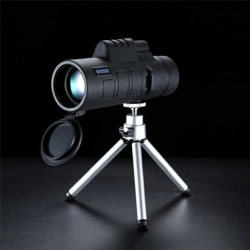 

Tactical 12X52 Super Brightness Monocular Telescope Bak4 Optics Mono Spotting Scope with Tripod for Hunting Camping Travelling