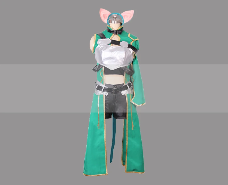 

Customize SAO ALfheim Online ALO Cait Sith Sinon Cosplay Costume Outfit