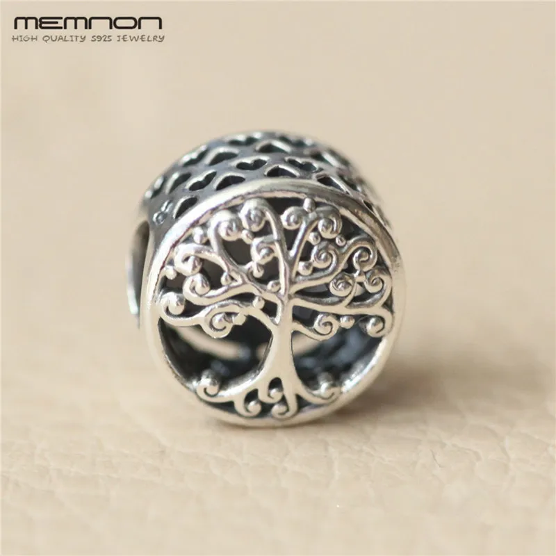 

2018 New autumn Family Roots Charms 925 sterling Silver beads fit charm Bracelet Necklace DIY for women Memnon fine Jewelry