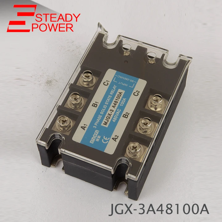 

Three Phase Solid State Relay 100DA 120DA 100AA 120AA DC Control AC 100A 120A SSR Series Relay Solid State