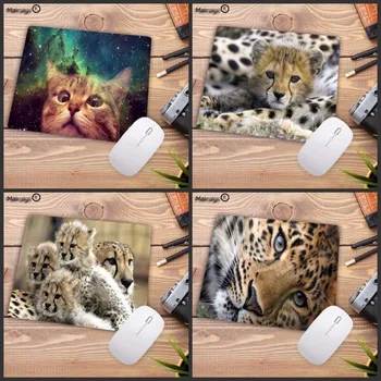 

Mairuige Cute Cat Tiger Lion Baby Animal Anti-Slip Durable Silicone Computer Table mats Size for 18x22x0.2cm Gaming Mousepads