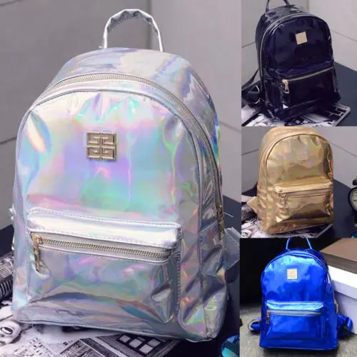 

Fashion Women's Backpack Bookbag Bling Sequins School Bags For Girls Lady Mini Casual Backpack