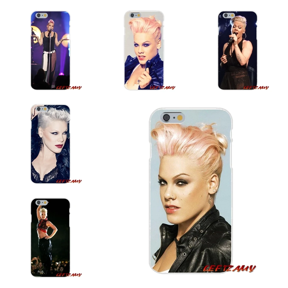 

PINK P!nk Alecia Beth Moore Singer Slim Silicone phone Case For iPhone X 4 4S 5 5S 5C SE 6 6S 7 8 Plus
