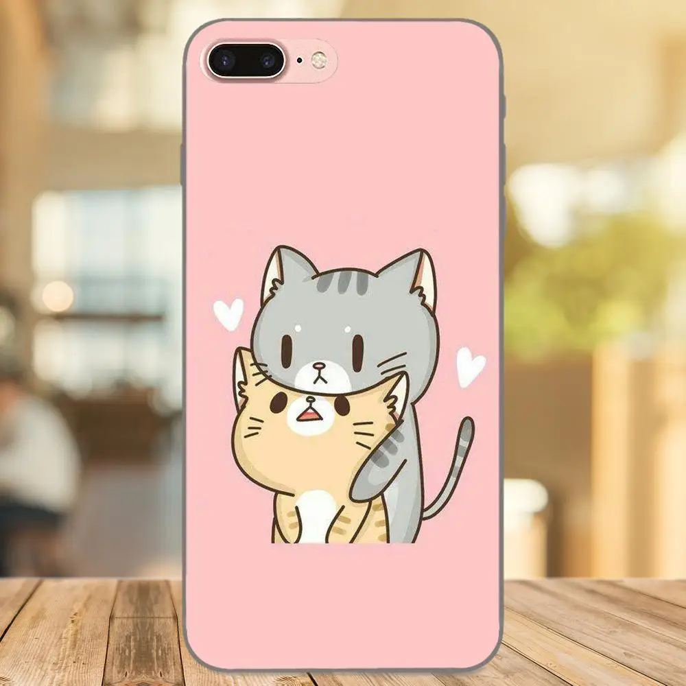 Милый городской мультяшный кот для Galaxy C5 C7 J1 J2 J3 J330 J5 J6 J7 J730 2017 Ace Core Duo Max Mini Plus Prime Pro