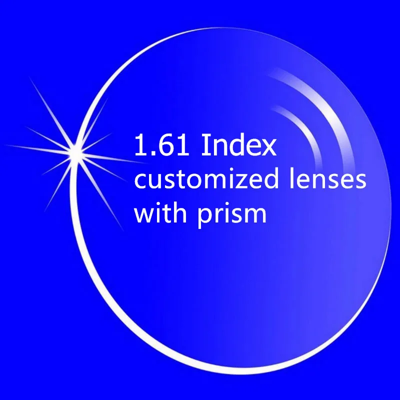1.61 Index Prescription Prism Lenses Customized Lenses anti reflection