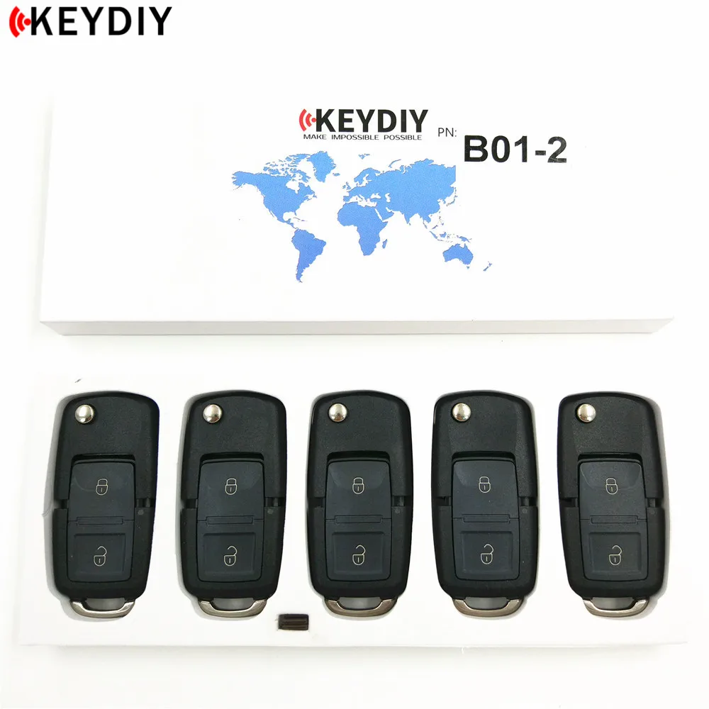 

KEYDIY KD B01-2 KD900/KD900+/URG200 Key Programmer B Series Remote Control For VW,5pcs/lot