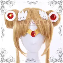 Япония Сейлор Мун Усаги Косплей Реквизит Парик серьги Головные Уборы Заколка для волос заколки для волос ожерелье украшения аксессуары