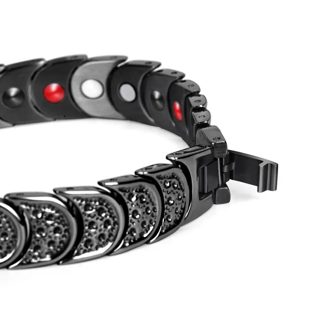 HTB1uolkKVXXXXbFXpXXq6xXFXXX0 - Rainso Titanium Bracelet for Men 4 Elements Health Magnetic Bracelets&Bangles Black Squamiform Design Men's Jewelry OTB-768BFIR