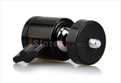 Mini Ball Head For DSLR Camera Tripod Ballhead Stand 1/4 inch 360 Swivel For SB800 SB900 580EX II DSLR Camera
