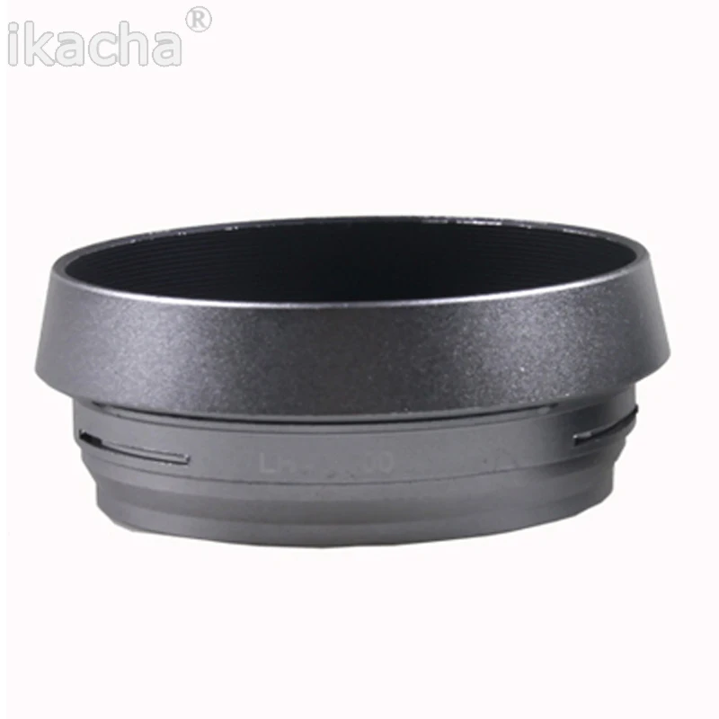 Silver Lens Hood For Fujifilm Fuji X100 (4)