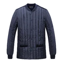 Новая хлопковая куртка теплая парка зима осень для мужчин флисовая стеганая куртка мужская мода большой размер casual Повседневная Верхняя одежда для мужчин