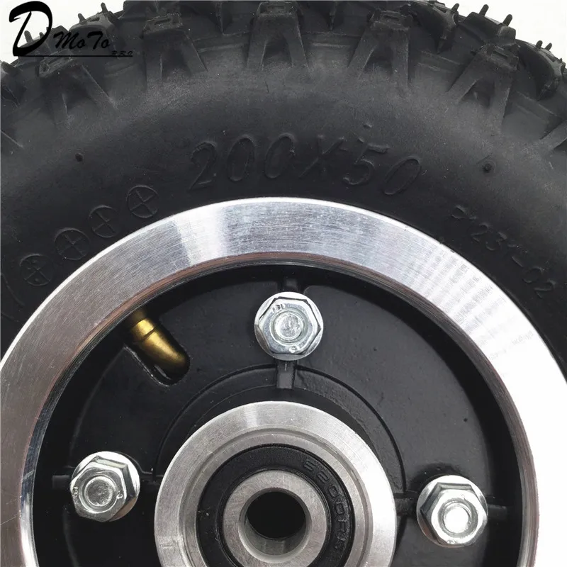 Tire and Inner Tube 200X50 Full Wheels for Electric Scooter Wheel Chair Truck Pneumatic Trolley Cart