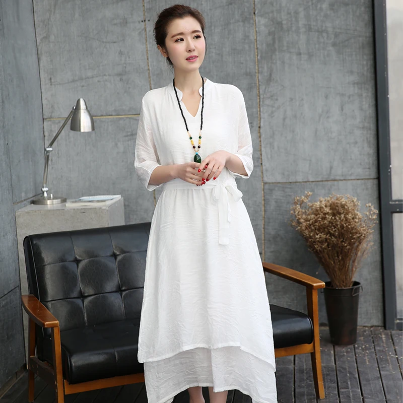 2016 new summer women's dresses cotton/linen maternity dresses