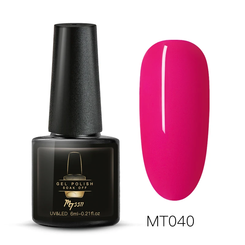 Mtssii Чистый Цвет Гель-лак для ногтей маникюр полупостоянная основа верхнее покрытие УФ светодиодный ногти гель лак замачиваемый лак для ногтей гель - Цвет: ES04755