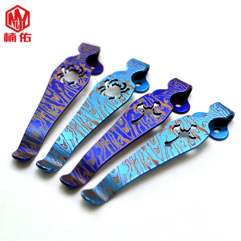 

1PC Spider C81 Knife Back Clip Spider C10 Titanium Alloy Knife Clip Accessories Outdoor EDC Pocket Tool Equipment