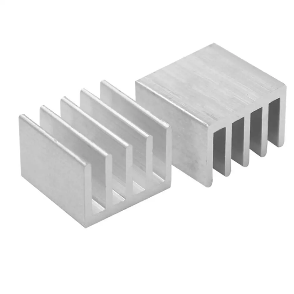 

10Pcs 14x14x10mm Aluminum PC Computer CPU Chipset Cooling Radiator Heatsink for Electronic Chip Heat dissipation Cooling Pads