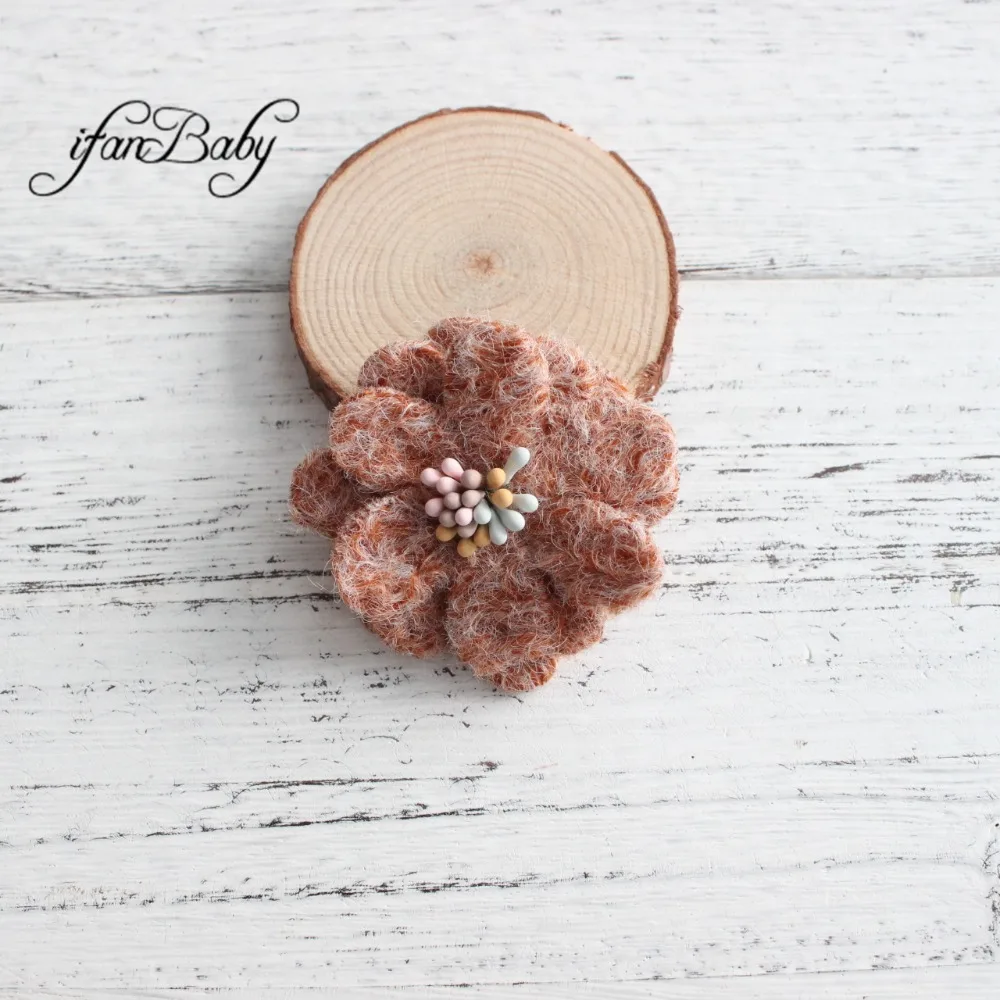 Kids wool felt flower (4)