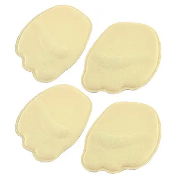

2 Pairs Lady Heels Forefoot Front Half Insoles Shoes Pad Cushion, Skin color