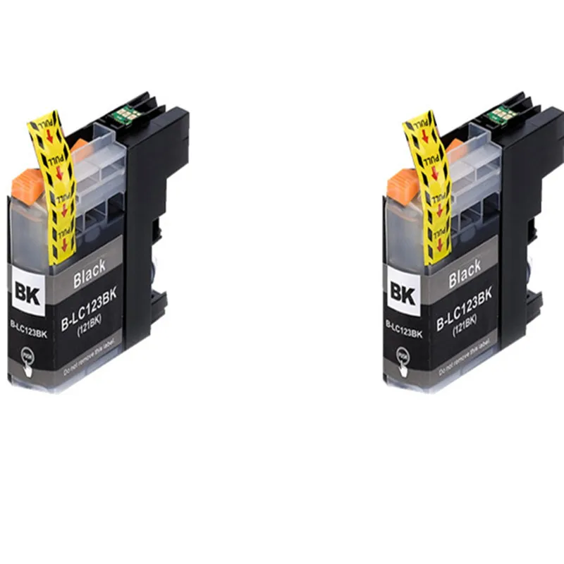 2 черный LC121 LC123 LC125 LC127 LC129 чернильный картридж для MFC-J4410DW J4610DW J470DW J6920DW J870DW J245 |