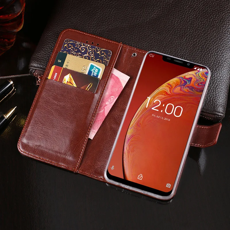 Для Oukitel C13 Pro Чехол 6,18 дюймов роскошный, с магнитной застежкой-Кошелек из ПУ/кожи чехол для Oukitel C13 Pro крышка с футляр с отделением для карт