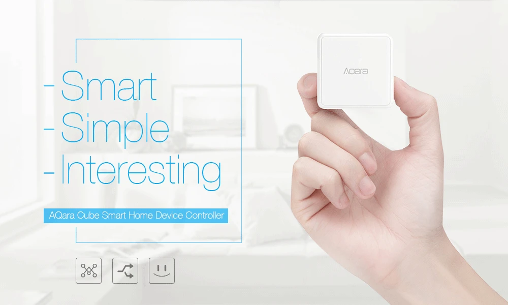 Aqara Cu be Smart Home 6 Action operation Fr устройство Zigbee версия приложения беспроводной умный контроллер