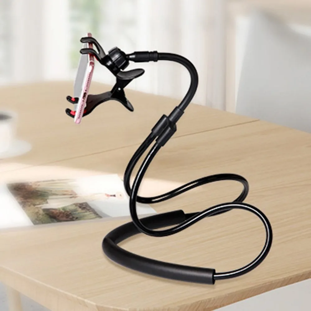 360 Rotating Flexible Long Arms Mobile Phone Holder Desktop Bed Lazy