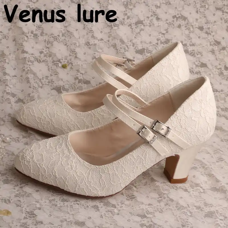 white mary jane wedding shoes