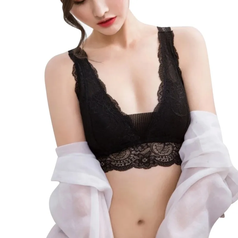 Female Lace Bra Sets Sexy Brief For Women Elegant Back Closure 3/4 Cup Padded Underwear Lady Bra Lingerie Brassier Female Lace Bra Sets Sexy Brief For Women Elegant Back Closure 3/4 Cup Padded Underwear Lady Bra Lingerie Brassier