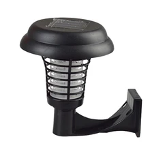 Solar Powered Wall-mounted Mosquito Insect Killer UV LED Outdoor Pest Bug Zapper Killer Mosquito Repeller Garden Accessories