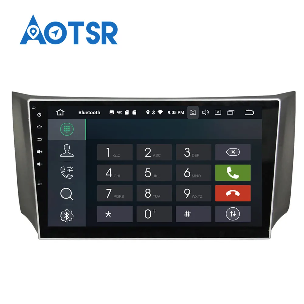 Perfect 10.2" Android 8.0 Car GPS Radio Player for Nissan Sylphy B17 Sentra 2012+ with Octa Core 4GB+32GB Auto Stereo Multimedia DAB+ 2