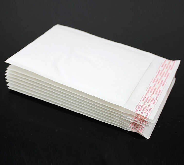 14*16cm small white bubble envelope,Kraft Bubble Material White Kraft